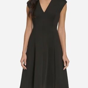 Calvin Klein Black Midi Dress